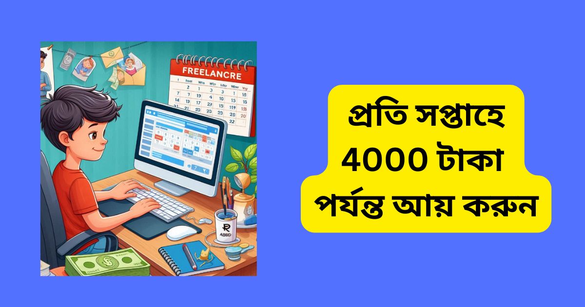 প্রতি সপ্তাহে 4000 টাকা পর্যন্ত আয় করুন 
