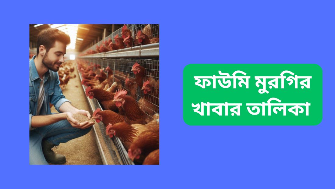 ফাউমি মুরগির খাবার তালিকা