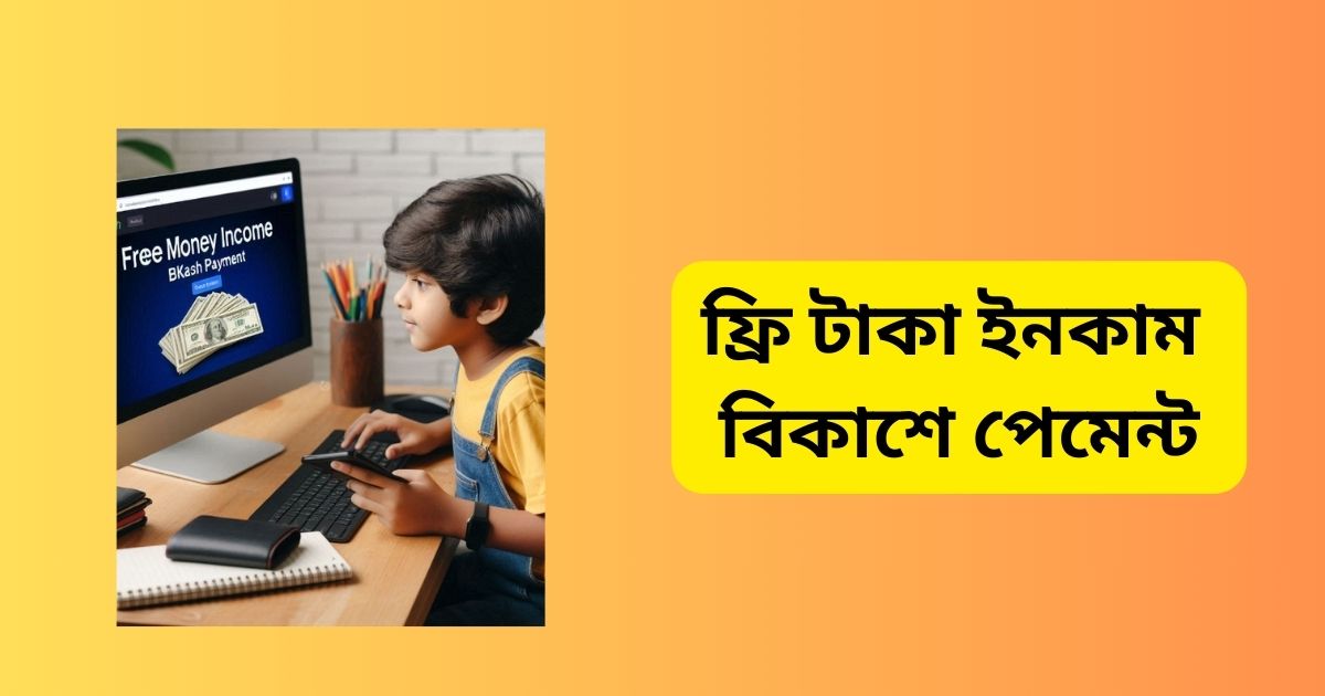 ফ্রি টাকা ইনকাম বিকাশে পেমেন্ট