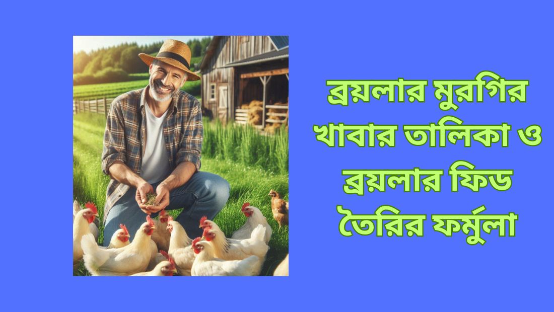 ব্রয়লার মুরগির খাবার তালিকা