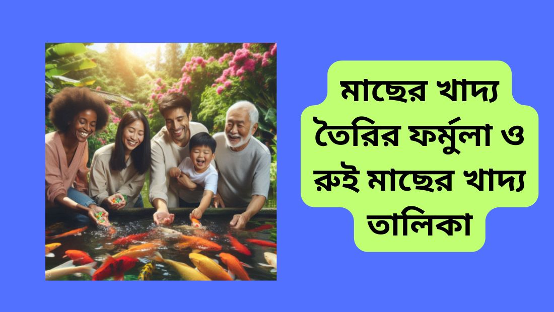 মাছের খাদ্য তৈরির ফর্মুলা