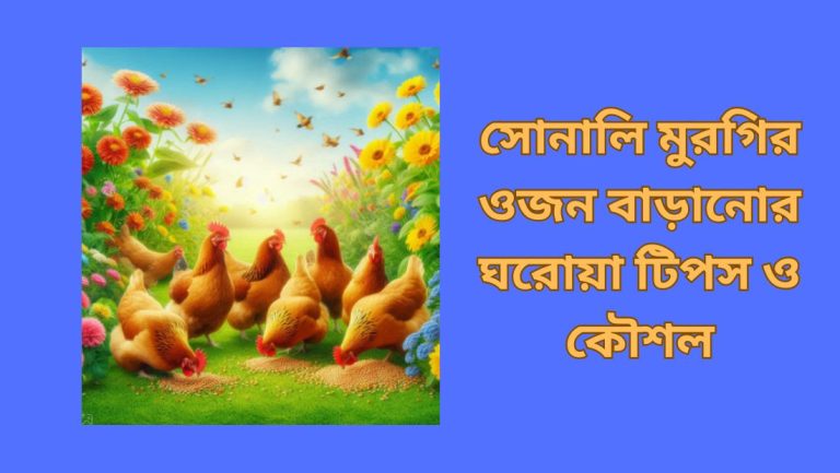 সোনালি মুরগির ওজন বৃদ্ধির উপায় ও সোনালি মুরগির ঔষধের তালিকা জানুন সোনালি মুরগির ওজন বৃদ্ধির উপায়