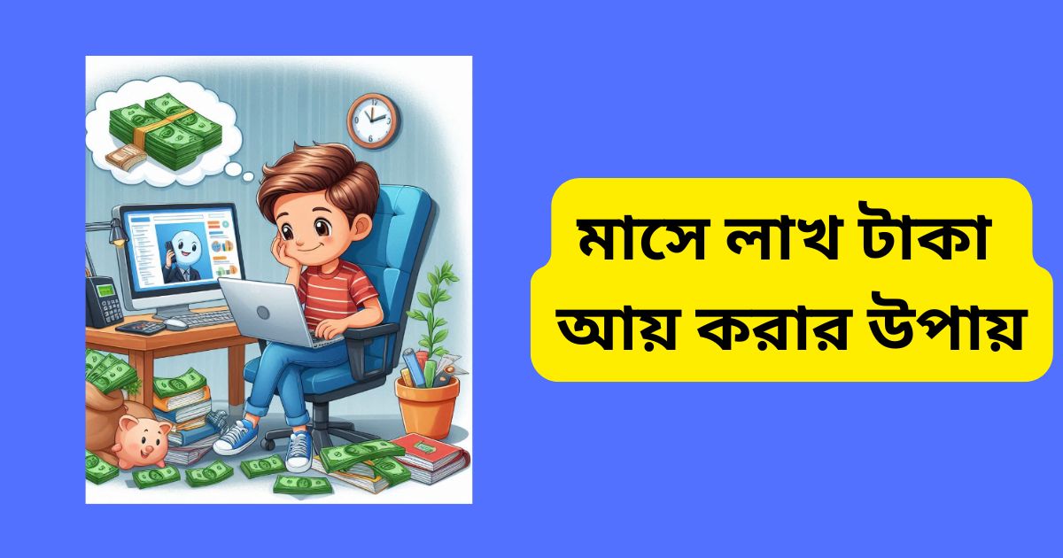 মাসে লাখ টাকা আয় করার উপায়