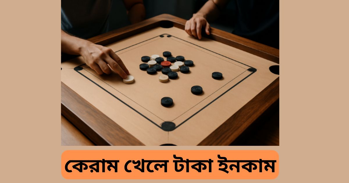 কেরাম খেলে টাকা ইনকাম