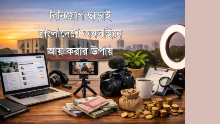বিনিয়োগ ছাড়াই বাংলাদেশে অনলাইনে আয় করার উপায়