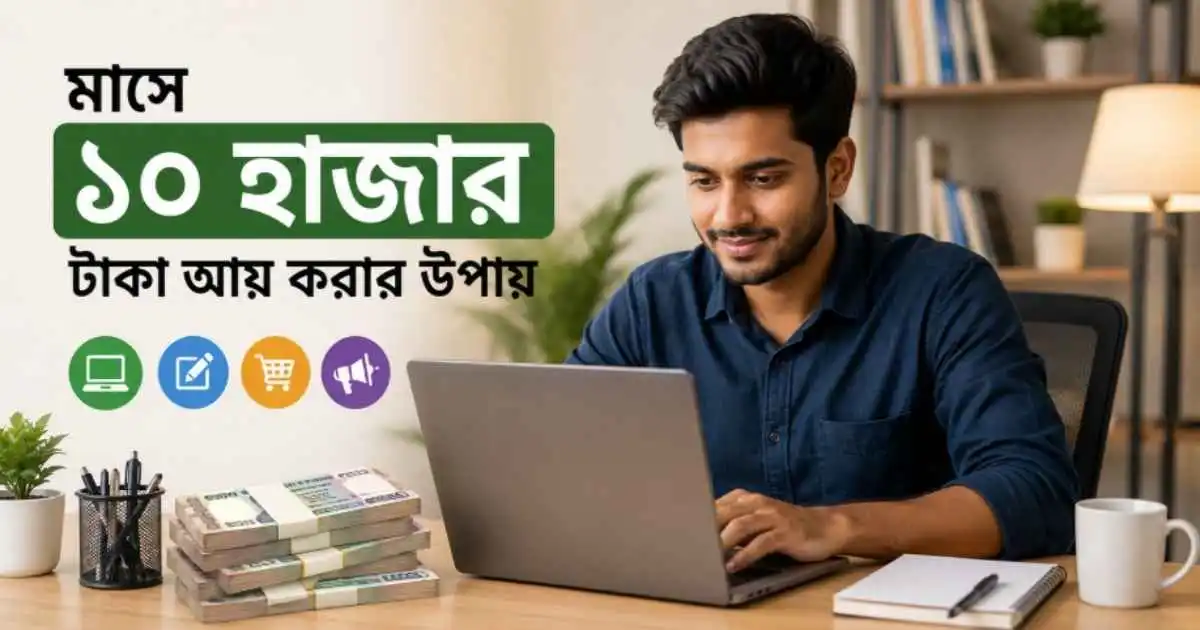 মাসে ১০ হাজার টাকা আয় করার উপায়