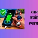 মোবাইলের ব্যাটারি চার্জ দেওয়ার নিয়ম