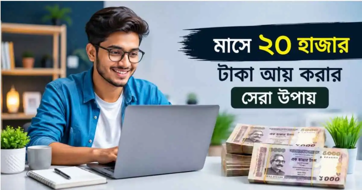 মাসে ২০ হাজার টাকা আয় করার উপায়