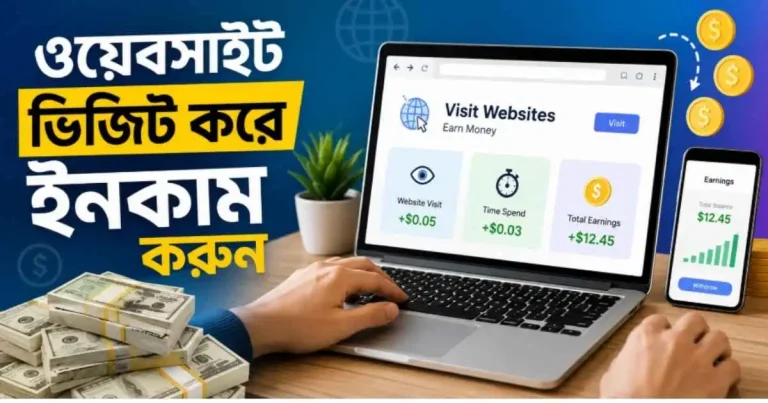 ওয়েবসাইট ভিজিট করে ইনকাম