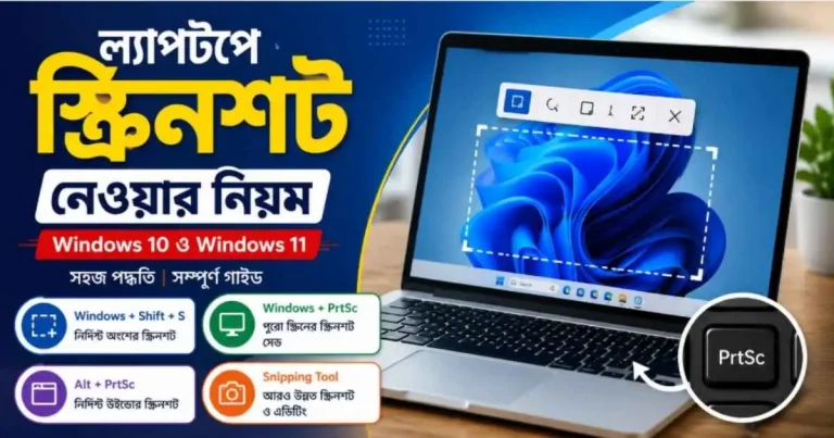 ল্যাপটপে স্ক্রিনশট নেওয়ার নিয়ম
