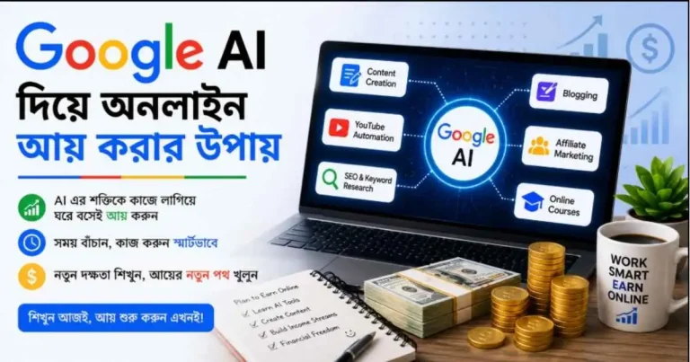 Google AI দিয়ে অনলাইন আয় করার উপায়