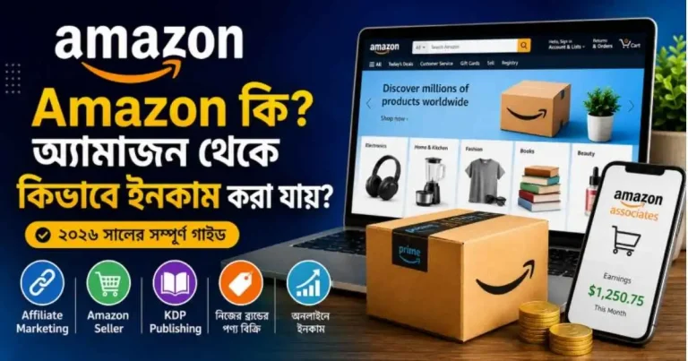 Amazon কি? অ্যামাজন থেকে কিভাবে ইনকাম করা যায়