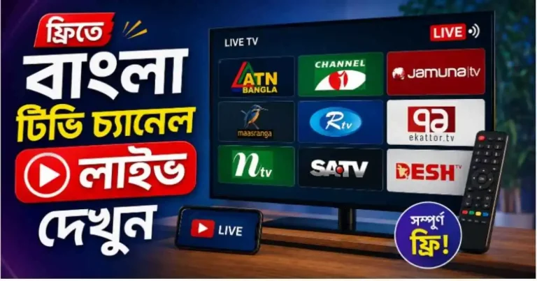 ফ্রিতে বাংলা টিভি চ্যানেল লাইভ দেখুন: All Bangla TV channel